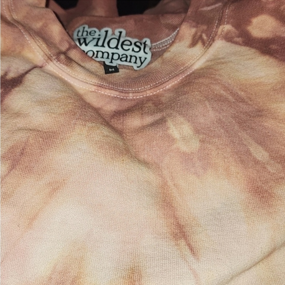 The wildest company sweat shirt. sz m. Pink/mauve - Picture 3 of 3